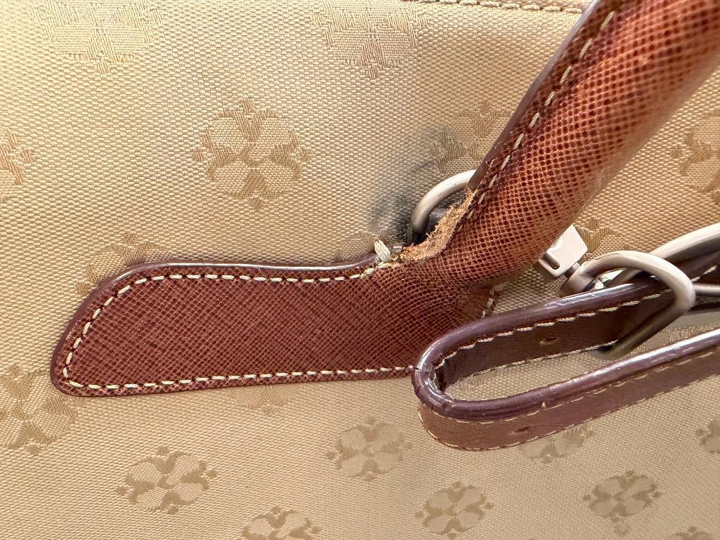 VINTAGE MOONSUS SIGNATURE PRINT EXECUTIVE LAPTOP BRIEFCASE BAG - 3