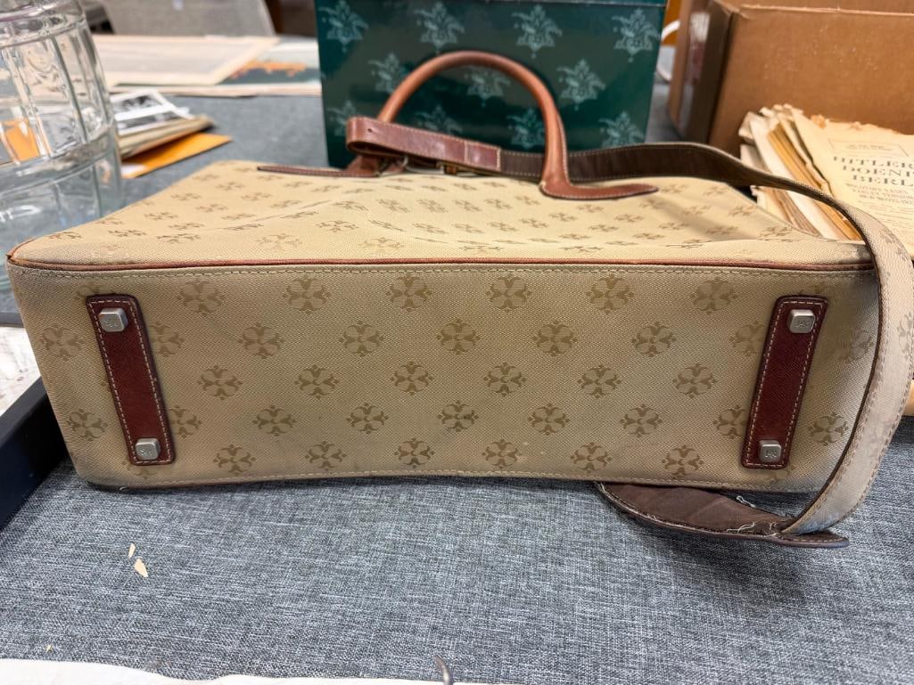 VINTAGE MOONSUS SIGNATURE PRINT EXECUTIVE LAPTOP BRIEFCASE BAG - 7