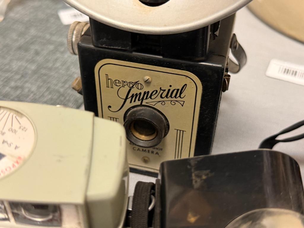 VINTAGE HERCO IMPERIAL EASTMAN KODAK CAMERAS BROWNIE HAWKEYE, BABY BROWNIE, STARMETER, STARMATIC - 3