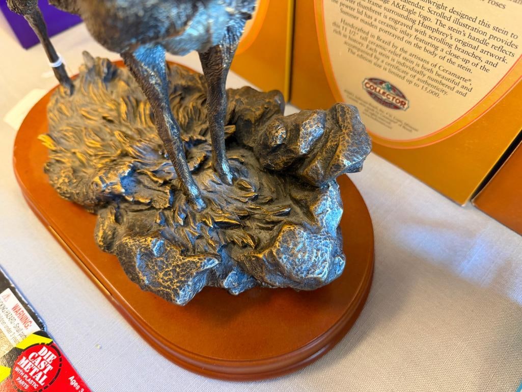 DUCKS UNLIMITED LIMITED EDITION BUCK RESIN STATUE / FIGURINE MAJESTIC ONE NO. 3426/4000 - 11