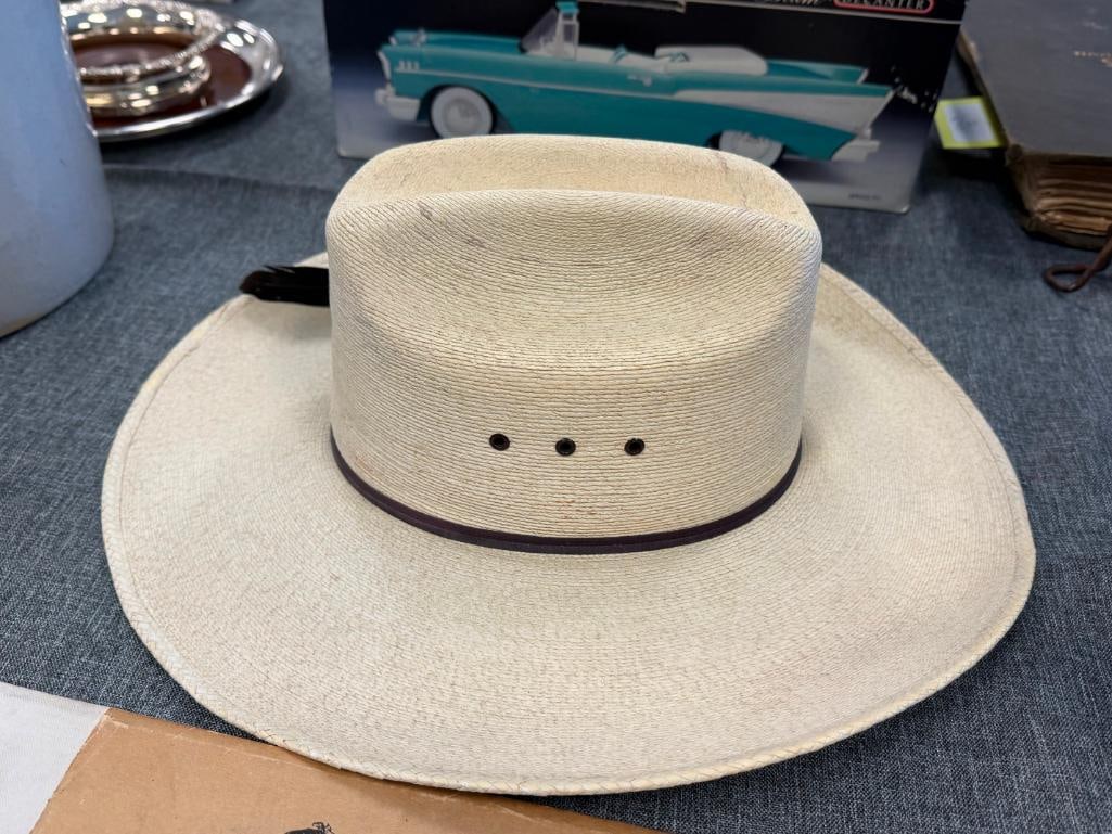 DOUBLE S PALMA EXTRA COMFORT STRAW HAT SIZE 7 1/2 - 10