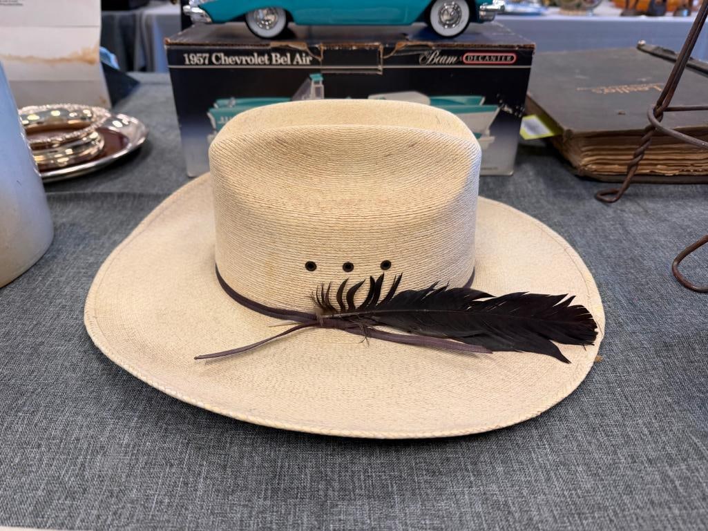 DOUBLE S PALMA EXTRA COMFORT STRAW HAT SIZE 7 1/2 - 2