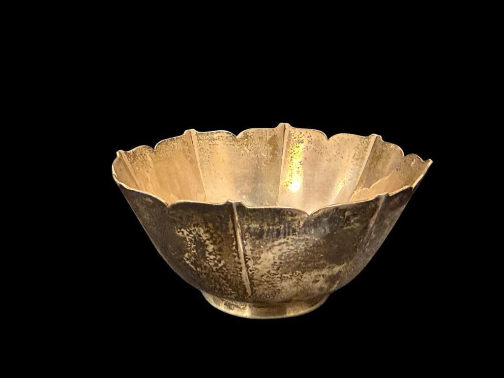 VINTAGE 20TH CENTURY GORHAM SOLID STERLING SILVER FOOTED BOWL NO. 1428 WEIGHT 188 GRAMS (1 of 4)
