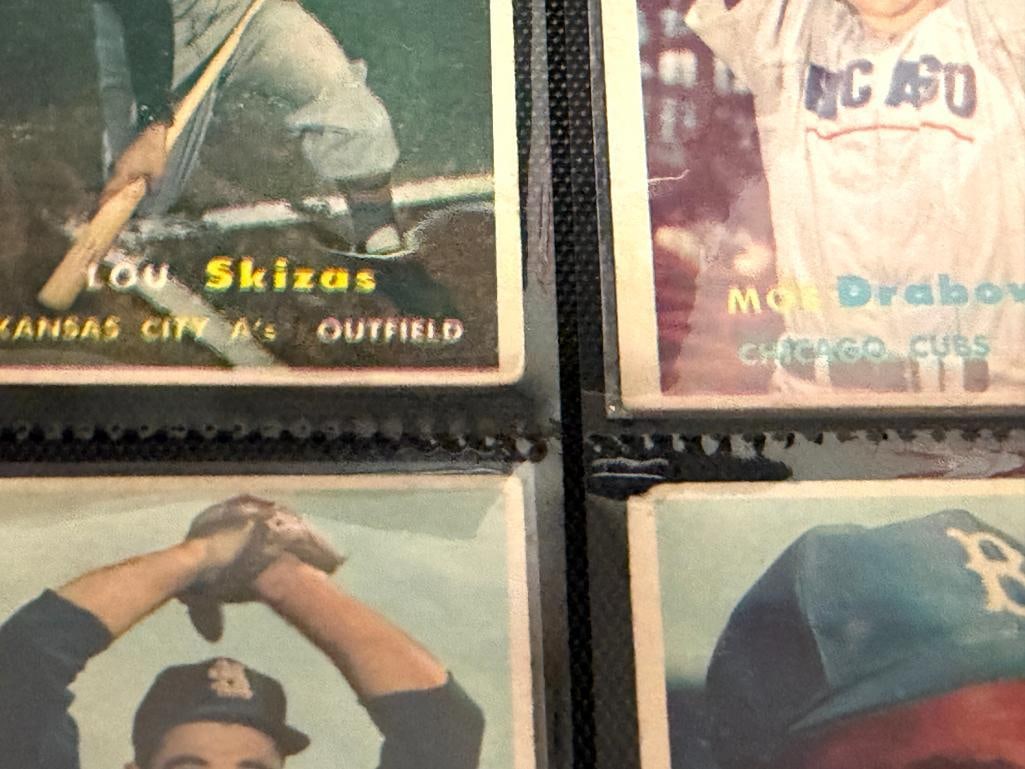 1957 TOPPS BASEBALL CARD BEGINNERS CARD SET 64 CARDS TOTAL COMMONS / FILLER CARDS - 11