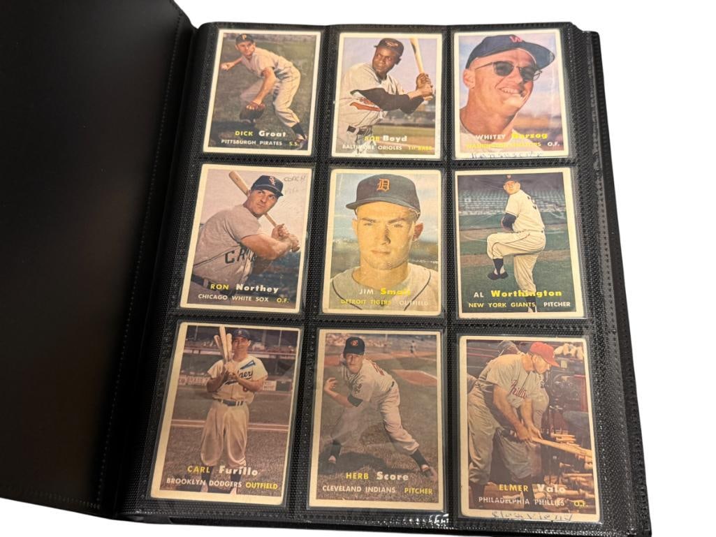1957 TOPPS BASEBALL CARD BEGINNERS CARD SET 64 CARDS TOTAL COMMONS / FILLER CARDS (1 of 14)