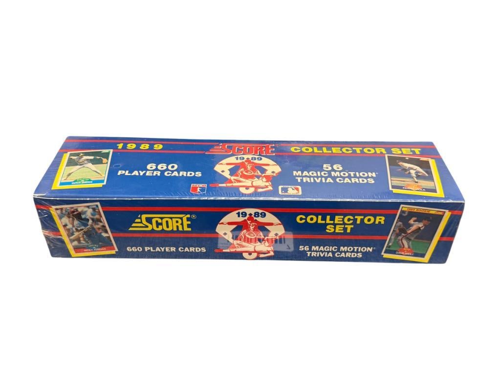 1989 SCORE COMPLETE BASEBALL CARD SET FACTORY SEALED WITH MAGIC MOTION TRIVIA CARDS (1 of 4)