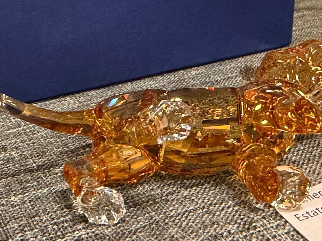 SWAROVSKI CRYSTAL SCS 2010 ANNUAL EDITION STANDING TIGER CUB DESIGNED BY ELISABETH ADAMER - 6
