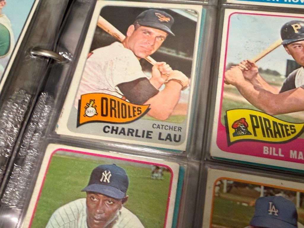 1965 TOPPS BASEBALL CARD NEAR COMPLETE SET INCLUDES ROOKIES / HALL OF FAMERS / STARS - 17