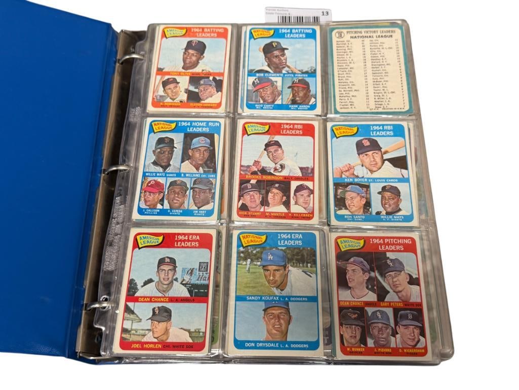 1965 TOPPS BASEBALL CARD NEAR COMPLETE SET INCLUDES ROOKIES / HALL OF FAMERS / STARS (1 of 20)