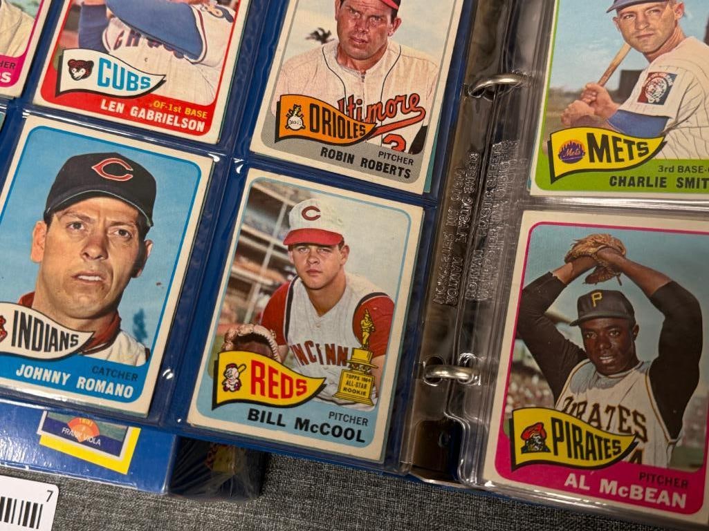 1965 TOPPS BASEBALL CARD NEAR COMPLETE SET INCLUDES ROOKIES / HALL OF FAMERS / STARS - 8