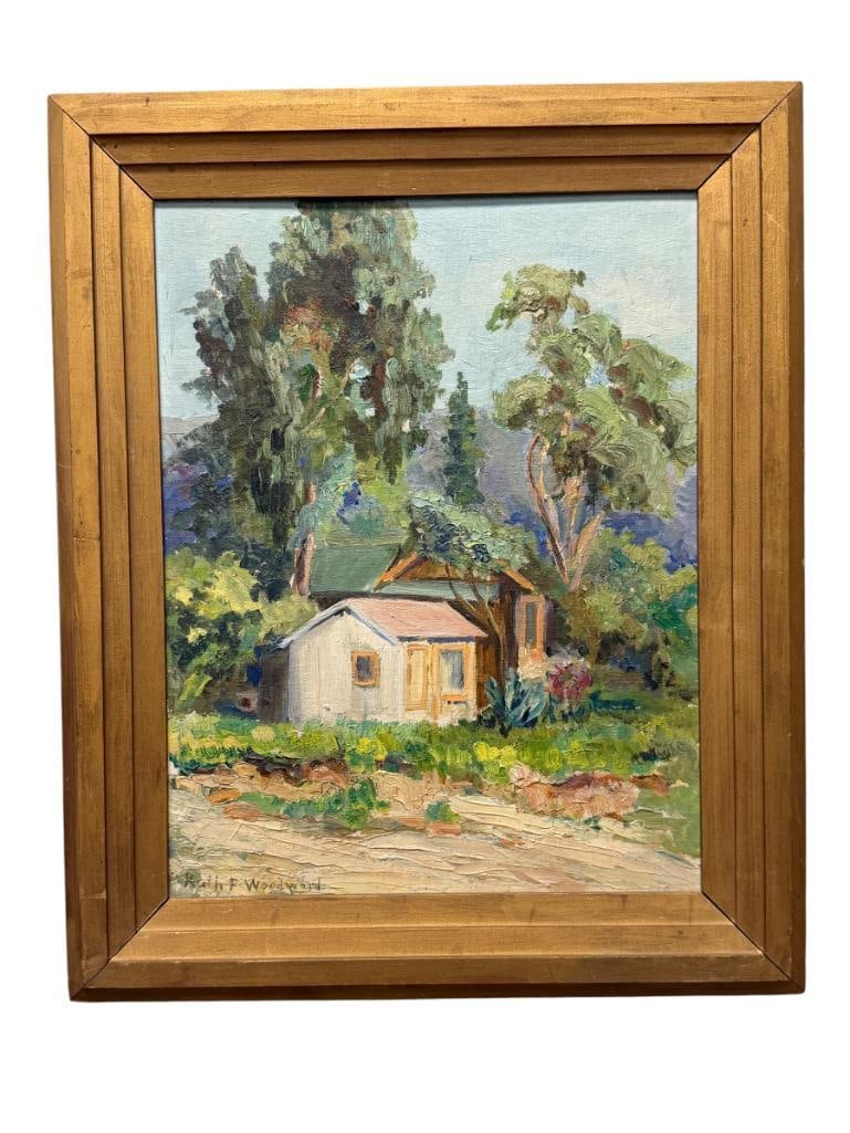 RUTH WOODWARD CALIFFORNIA ARTIST ORIGINAL OIL ON CANVAS PAINTING (1 of 9)