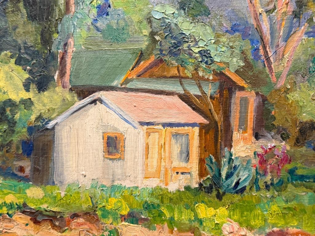 RUTH WOODWARD CALIFORNIA ARTIST ORIGINAL OIL ON CANVAS PAINTING - 3