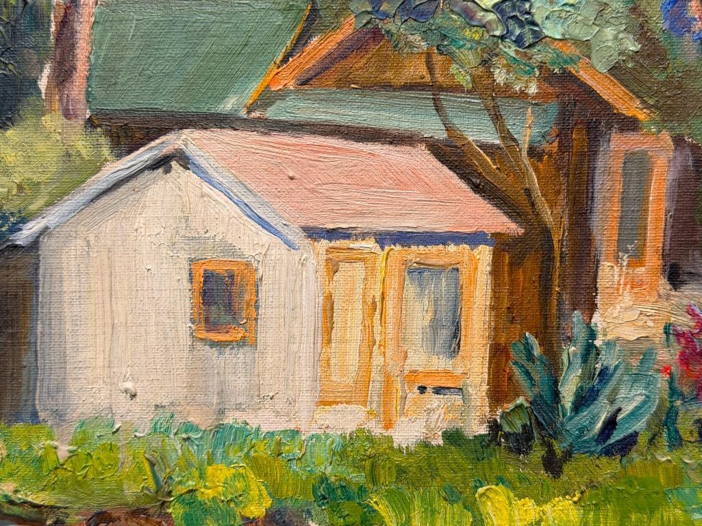 RUTH WOODWARD CALIFORNIA ARTIST ORIGINAL OIL ON CANVAS PAINTING - 4