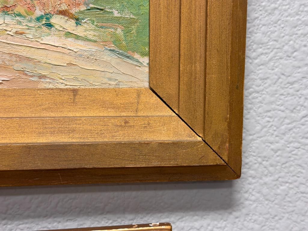 RUTH WOODWARD CALIFORNIA ARTIST ORIGINAL OIL ON CANVAS PAINTING - 8