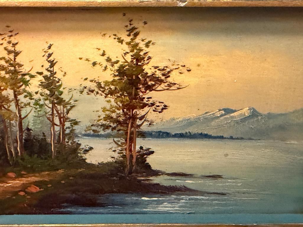 G.Y. SERISAWA JAPANESE BORN AMERICAN COMMERCIAL ARTIST ORIGINAL OIL ON BOARD MINIATURE PAINTINGS - 3