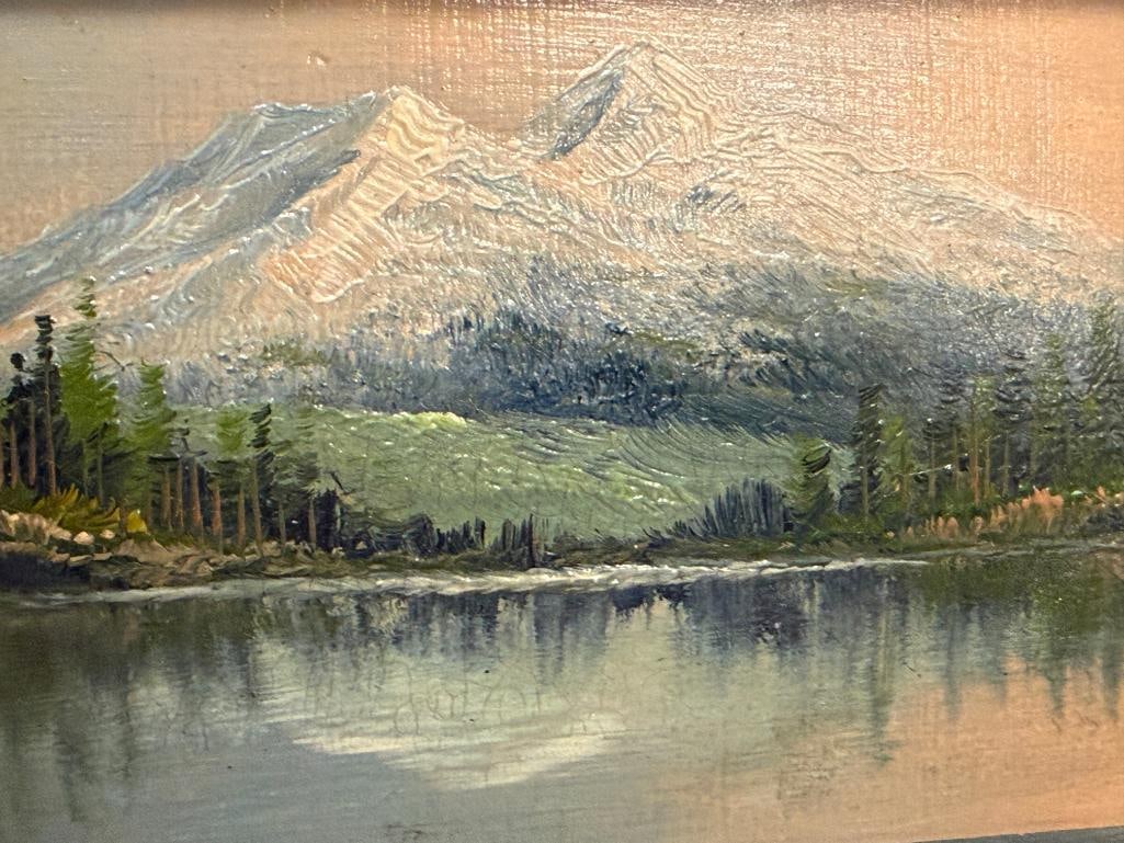G.Y. SERISAWA JAPANESE BORN AMERICAN COMMERCIAL ARTIST ORIGINAL OIL ON BOARD MINIATURE PAINTINGS - 6