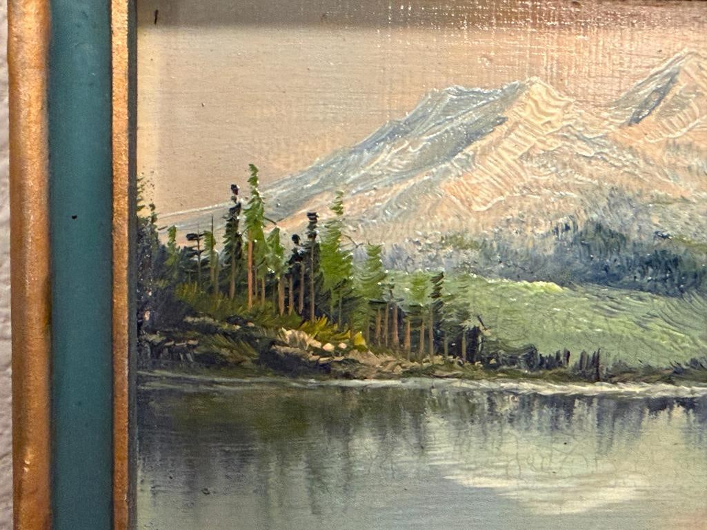 G.Y. SERISAWA JAPANESE BORN AMERICAN COMMERCIAL ARTIST ORIGINAL OIL ON BOARD MINIATURE PAINTINGS - 7