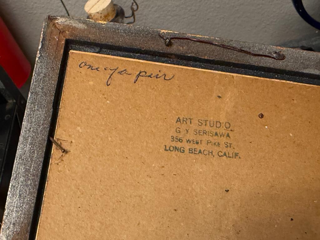 G.Y. SERISAWA JAPANESE BORN AMERICAN COMMERCIAL ARTIST ORIGINAL OIL ON BOARD MINIATURE PAINTINGS - 8