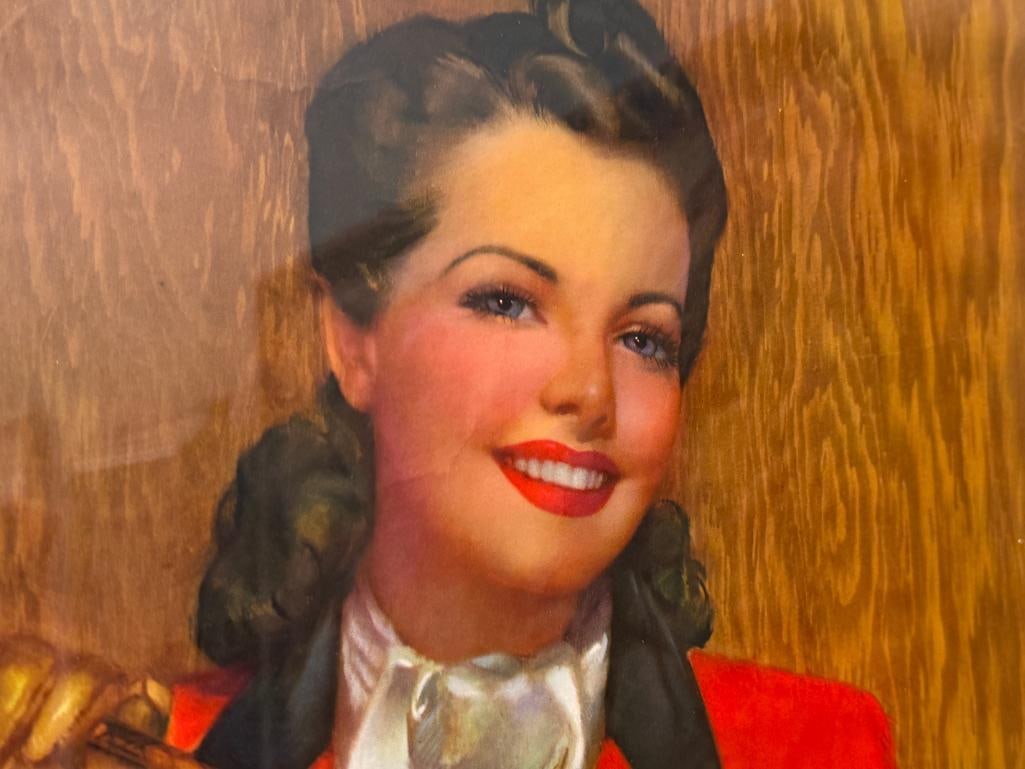 1949 ADVERTISEMENT CALENDAR FOR THE BANK CLUB RENO, NV ART BY PIN-UP ARTIST ZOE MOZERT - 5