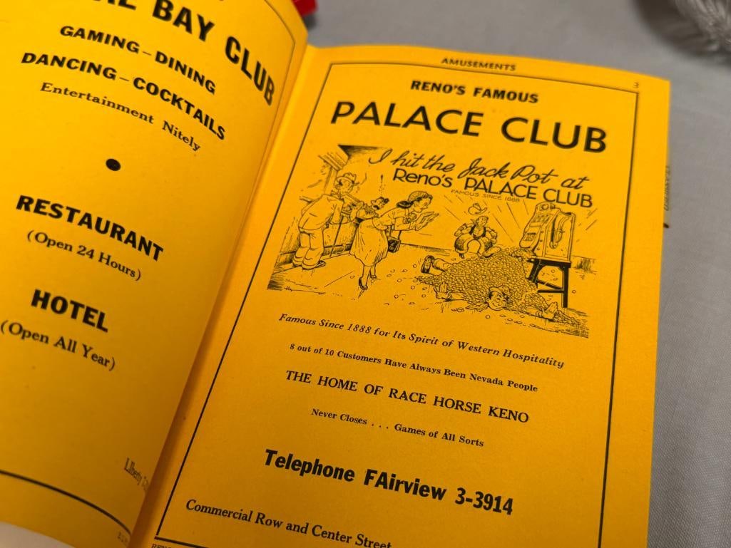 1956 POLK'S RENO / WASHOE COUNTY NEVADA CITY DIRECTORY INCLUDES SPARKS, CARSON CITY, WASHOE COUNTY - 15