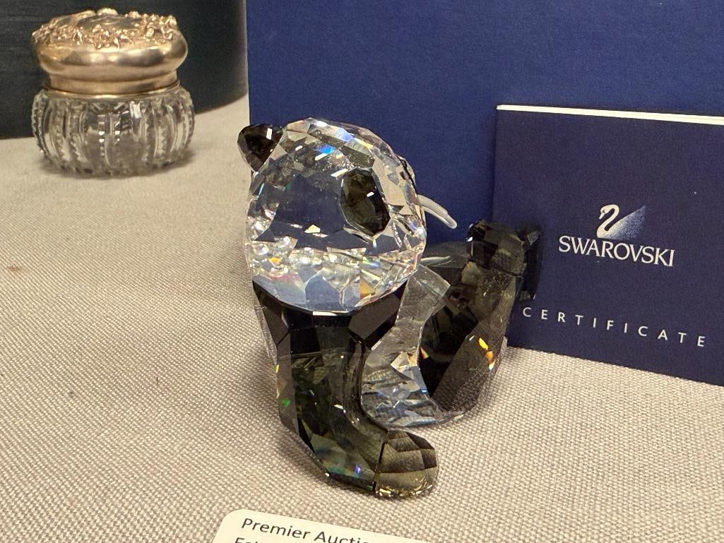 SWAROVSKI CRYSTAL SCS ANNUAL EDITION 2008 PANDA CUB FIGURINE DESINGED BY HEINZ TABERSHOFER - 4