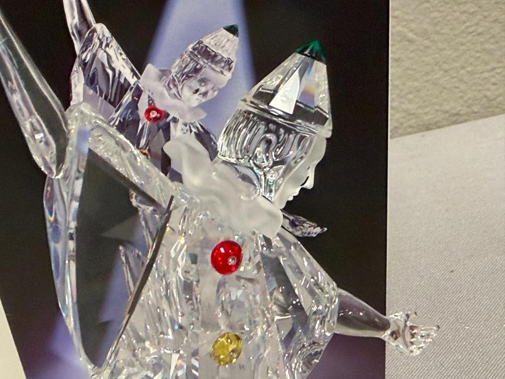 SWAROVSKI CRYSTAL SCS ANNUAL EDITION FIGURINE MASQUERADE PIERROT FIGURINE NO. 230586 RETIRED - 4