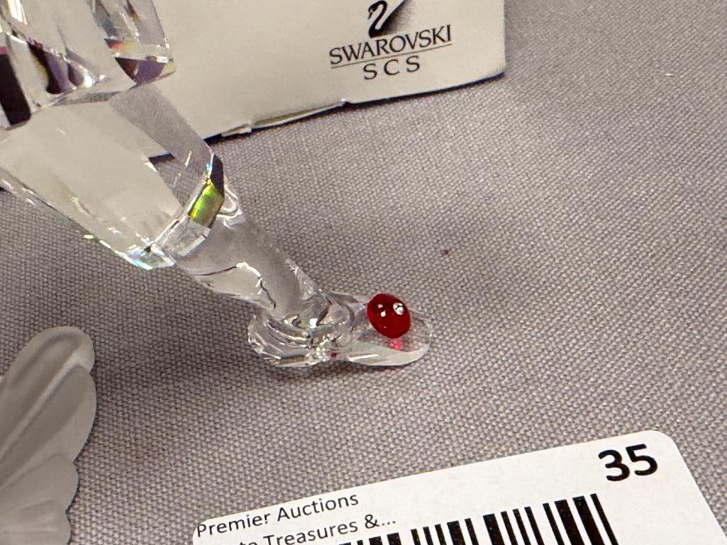 SWAROVSKI CRYSTAL SCS ANNUAL EDITION FIGURINE MASQUERADE PIERROT FIGURINE NO. 230586 RETIRED - 6