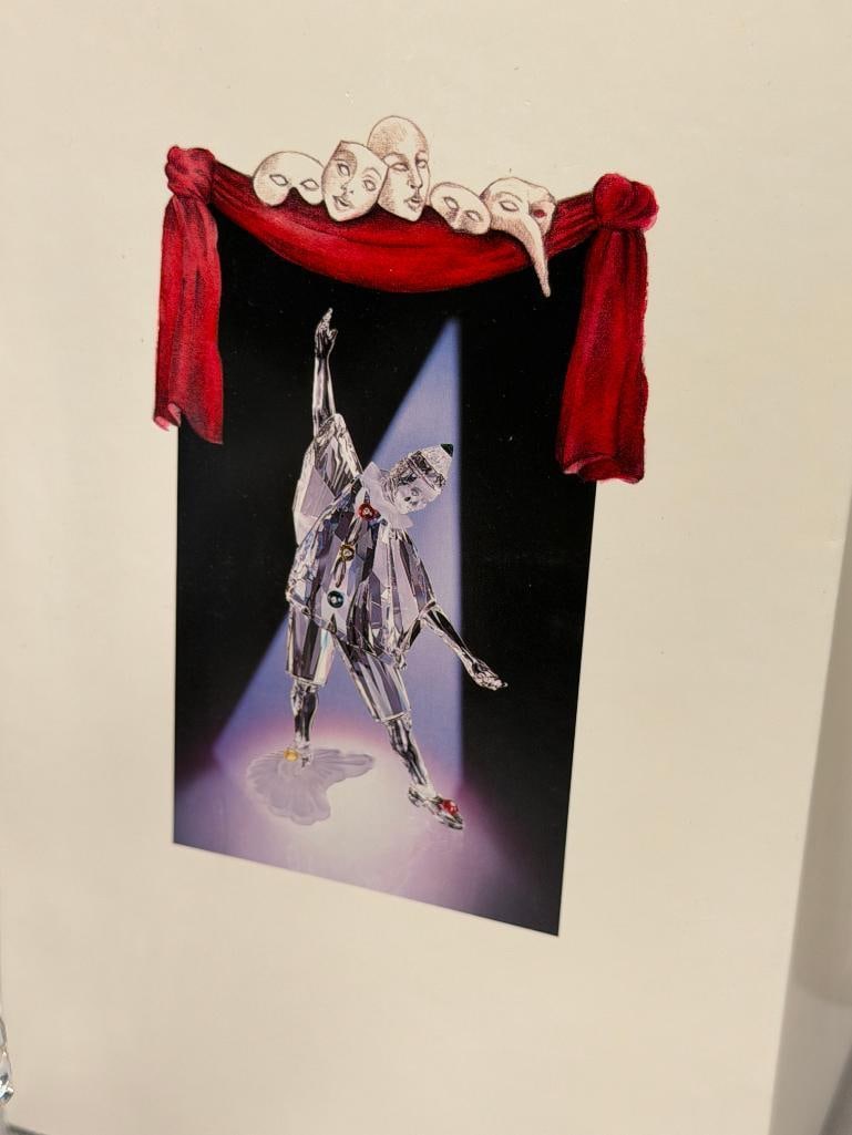 SWAROVSKI CRYSTAL SCS ANNUAL EDITION FIGURINE MASQUERADE PIERROT FIGURINE NO. 230586 RETIRED - 8