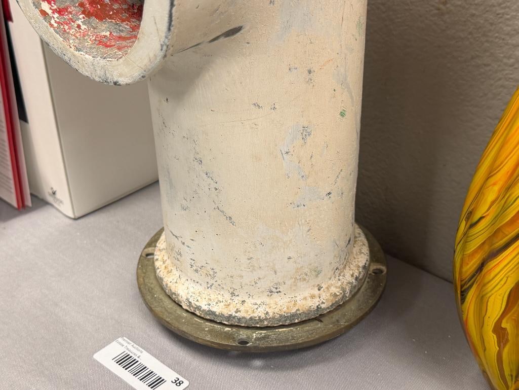 20TH CENTURY HEAVY CAST ALUMINUM SHIPS COWL VENT - 4