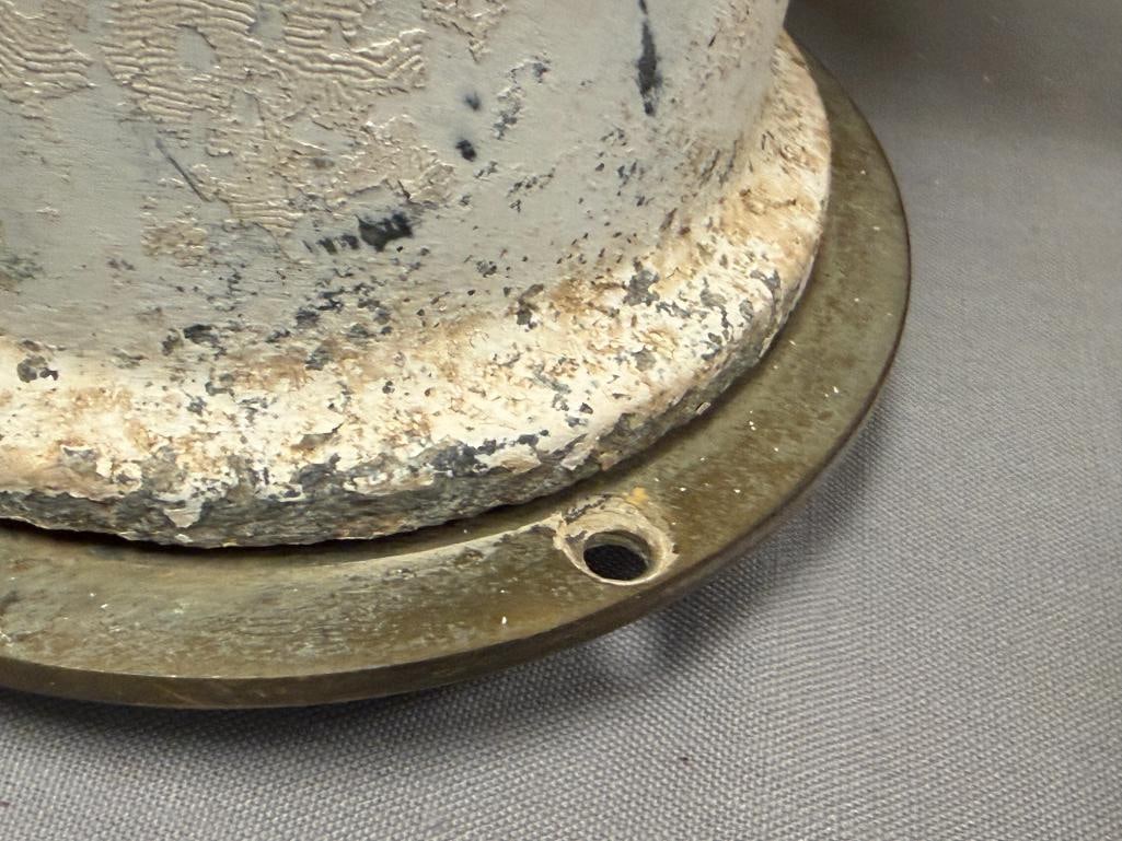 20TH CENTURY HEAVY CAST ALUMINUM SHIPS COWL VENT - 9