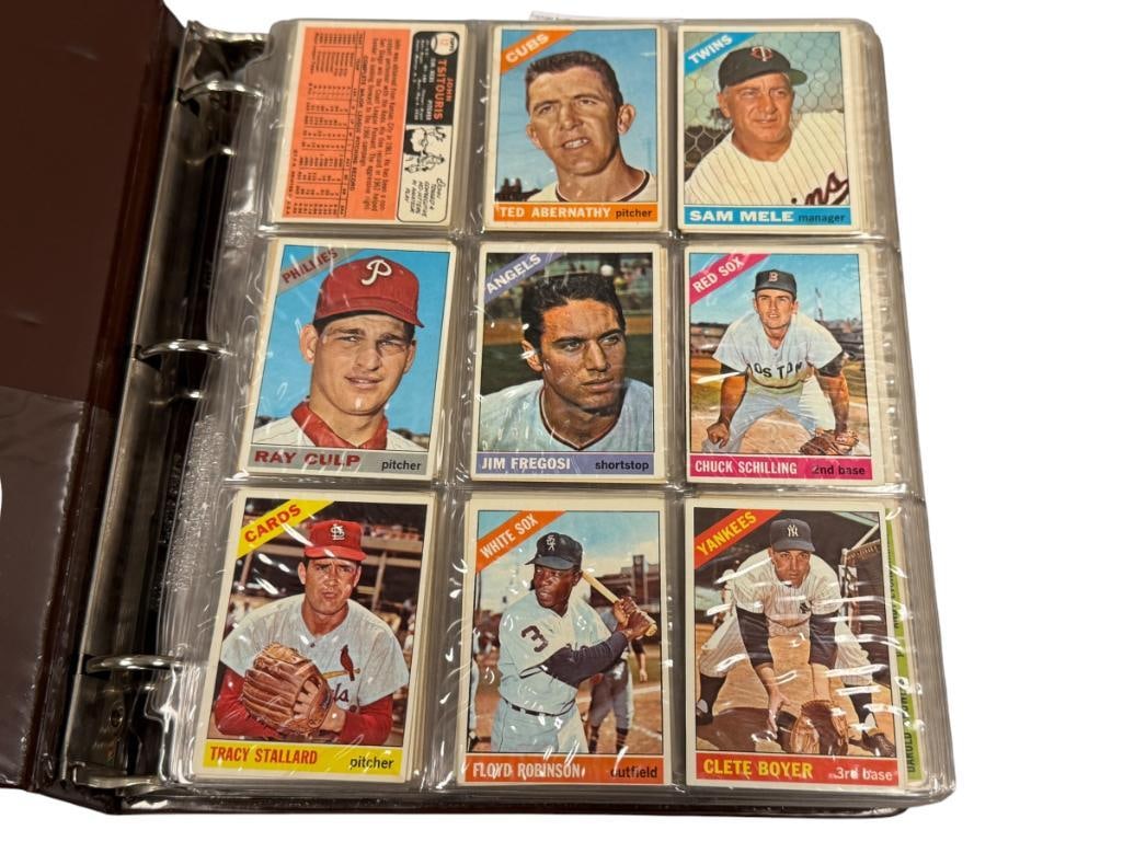 1966 TOPPS BASEBALL CARD SET NEAR COMPLETE WITH MANY HALL OF FAMERS / STARS / ROOKIES (1 of 20)