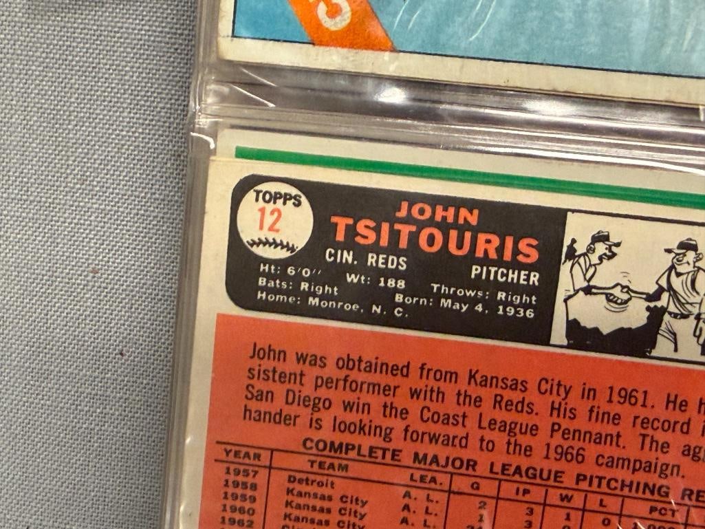 1966 TOPPS BASEBALL CARD SET NEAR COMPLETE WITH MANY HALL OF FAMERS / STARS / ROOKIES - 20