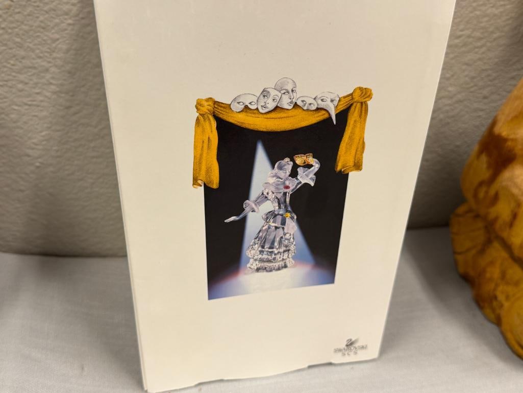 SWAROVSKI CRYSTAL SCS ANNUAL FIGURINE MASQUERADE COLUMBINE NO. 242032 RETIRED 2000 - 11