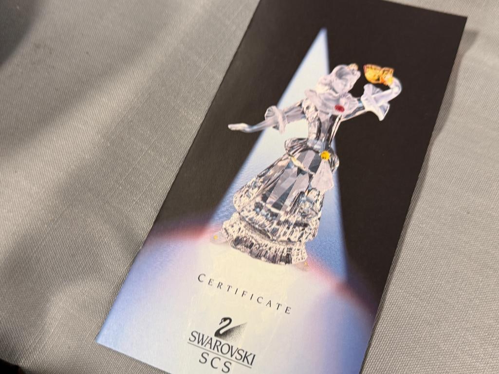 SWAROVSKI CRYSTAL SCS ANNUAL FIGURINE MASQUERADE COLUMBINE NO. 242032 RETIRED 2000 - 13