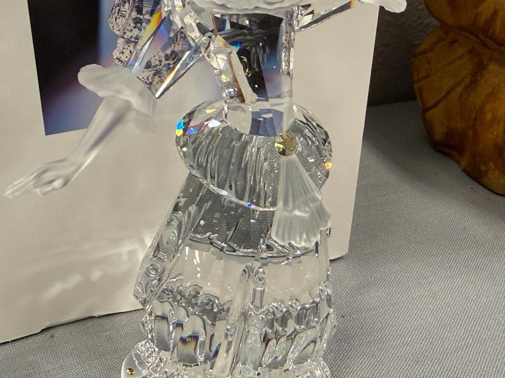 SWAROVSKI CRYSTAL SCS ANNUAL FIGURINE MASQUERADE COLUMBINE NO. 242032 RETIRED 2000 - 5