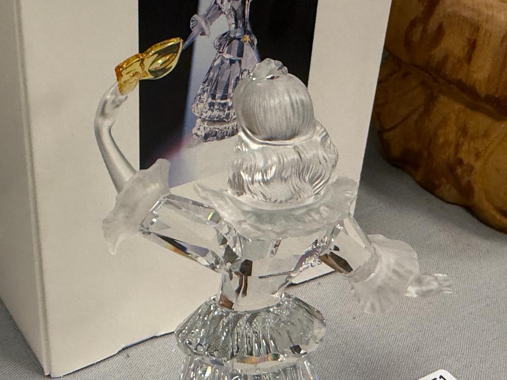 SWAROVSKI CRYSTAL SCS ANNUAL FIGURINE MASQUERADE COLUMBINE NO. 242032 RETIRED 2000 - 9