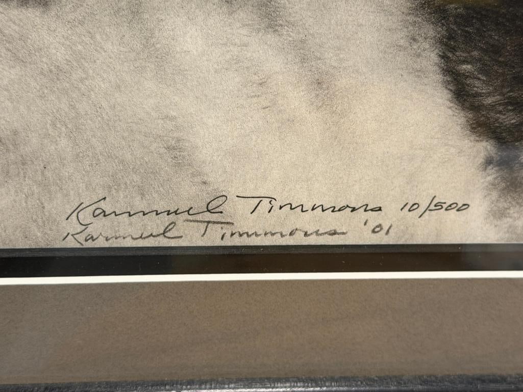 KARMEL TIMMONS WESTERN AND EQUINE AWARD WINNING ARTIST LIMITED EDITION PRINT NO. 10/500 - 6