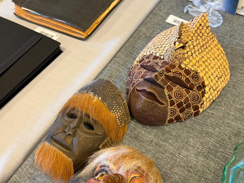 VINTAGE OAXACA, MX RITUAL ARMADILLO DANCE MASK, LATIN AMERICA VINTAGE PUPPET MASK - 4