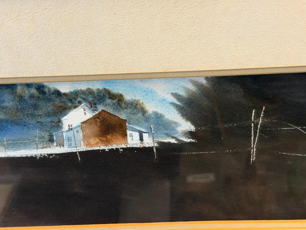 GORDON ROBINSON NORTHEAST ARTIST ORIGINAL WATERCOLOR ON PAPER PAINTING - 3