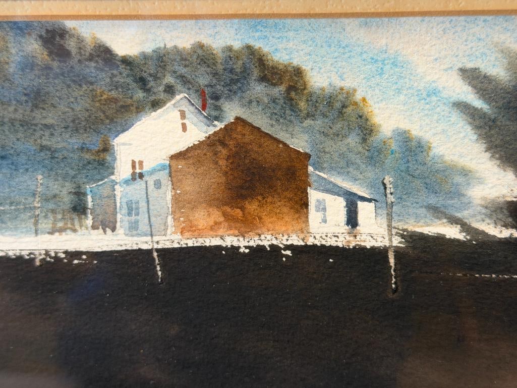 GORDON ROBINSON NORTHEAST ARTIST ORIGINAL WATERCOLOR ON PAPER PAINTING - 4