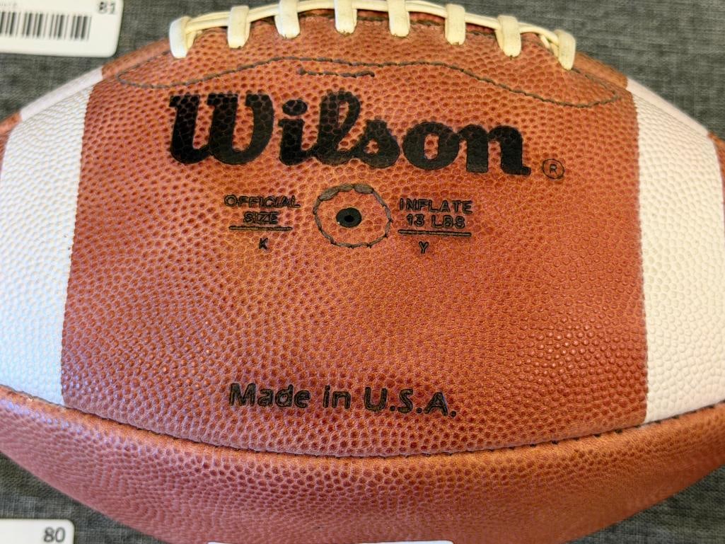 PERSONALIZED AUTOGRAPHED LOUISVILLE FOOTBALL BY HOWARD SCHNELLENBERGER - 4