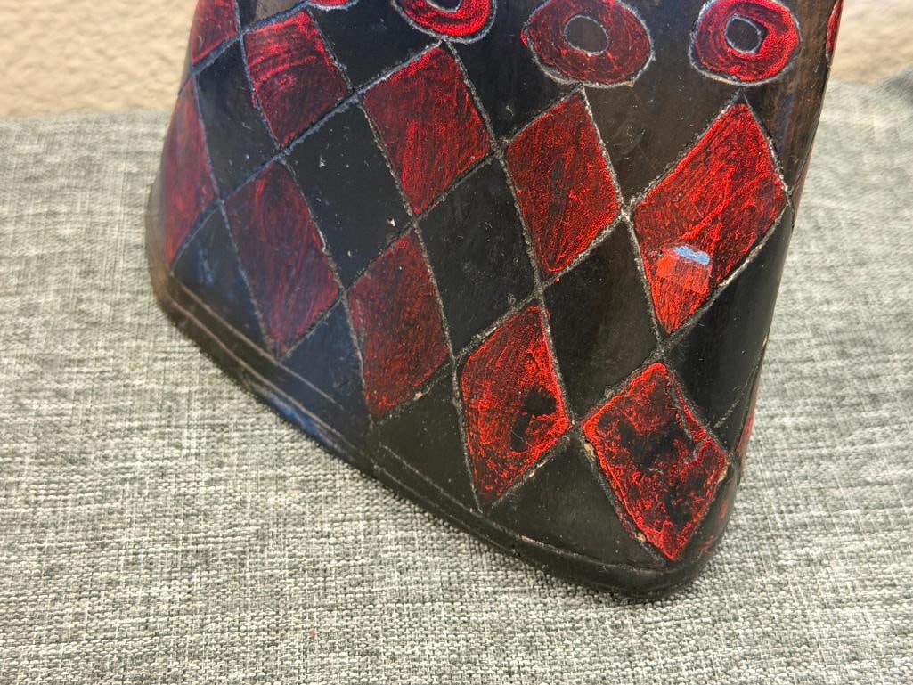 VINTAGE MEXICAN BLACK POTTERY BARRO NEGRO FOLK ART SCULPTURE OAXACA, MX - 4