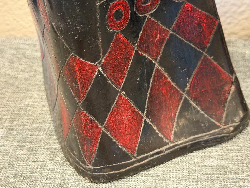 VINTAGE MEXICAN BLACK POTTERY BARRO NEGRO FOLK ART SCULPTURE OAXACA, MX - 7