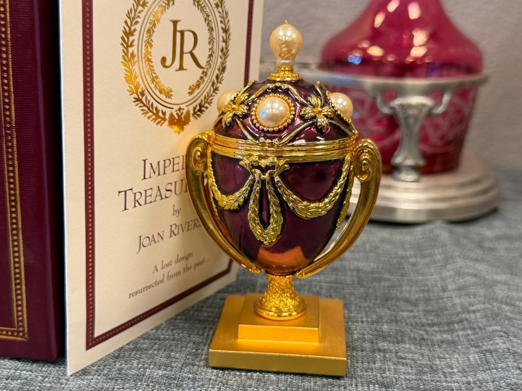 JOAN RIVERS IMPERIAL TREASURES II THE LOST TREASURE EGG WITH FLY PIN - 2