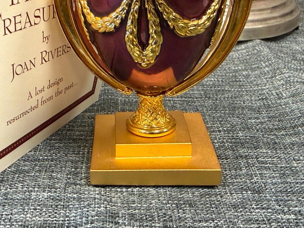 JOAN RIVERS IMPERIAL TREASURES II THE LOST TREASURE EGG WITH FLY PIN - 4