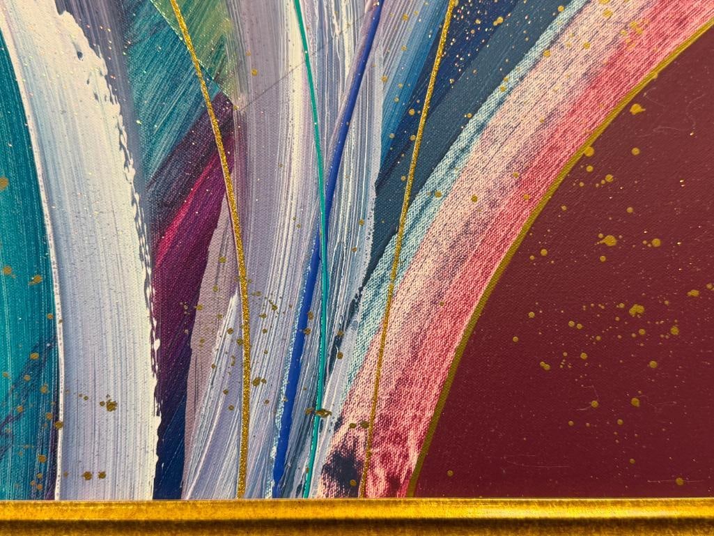 PATRICK MCNURNEY MIXED MEDIA ORIGINAL PAINTING ON CANVAS ABSTRACT - 4