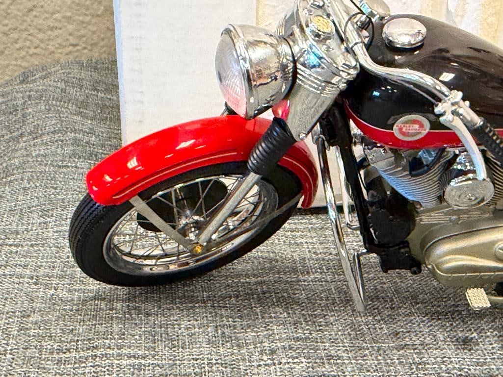 FRANKLIN MINT 1/10 DIE-CAST 1957 HARLEY-DAVIDSON XL SPORTSTER MODEL - 3
