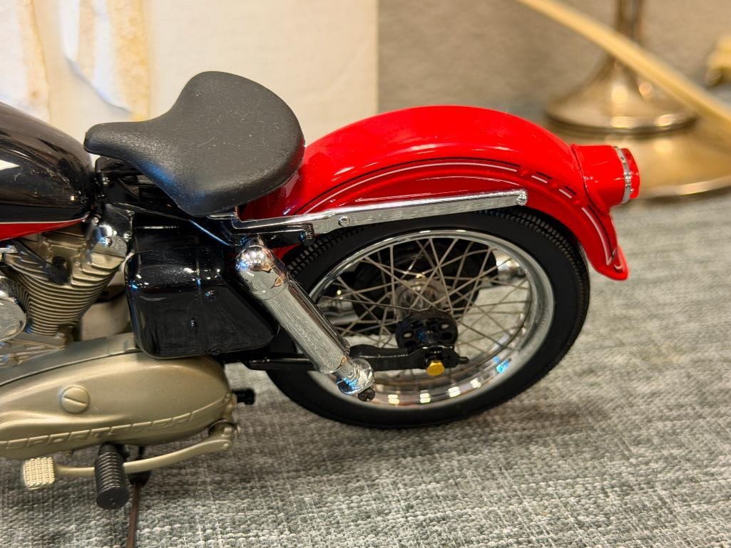 FRANKLIN MINT 1/10 DIE-CAST 1957 HARLEY-DAVIDSON XL SPORTSTER MODEL - 5