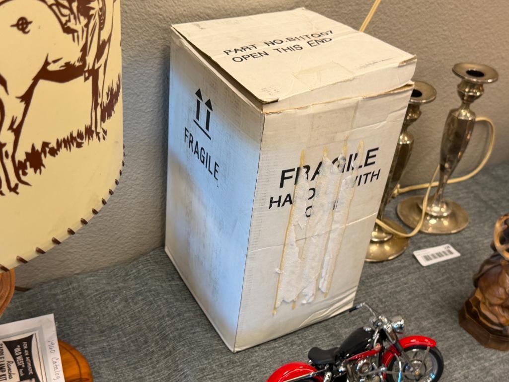 FRANKLIN MINT 1/10 DIE-CAST 1957 HARLEY-DAVIDSON XL SPORTSTER MODEL - 8