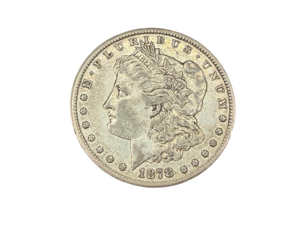 1878-CC U.S. MORGAN SILVER DOLLAR (1 of 6)